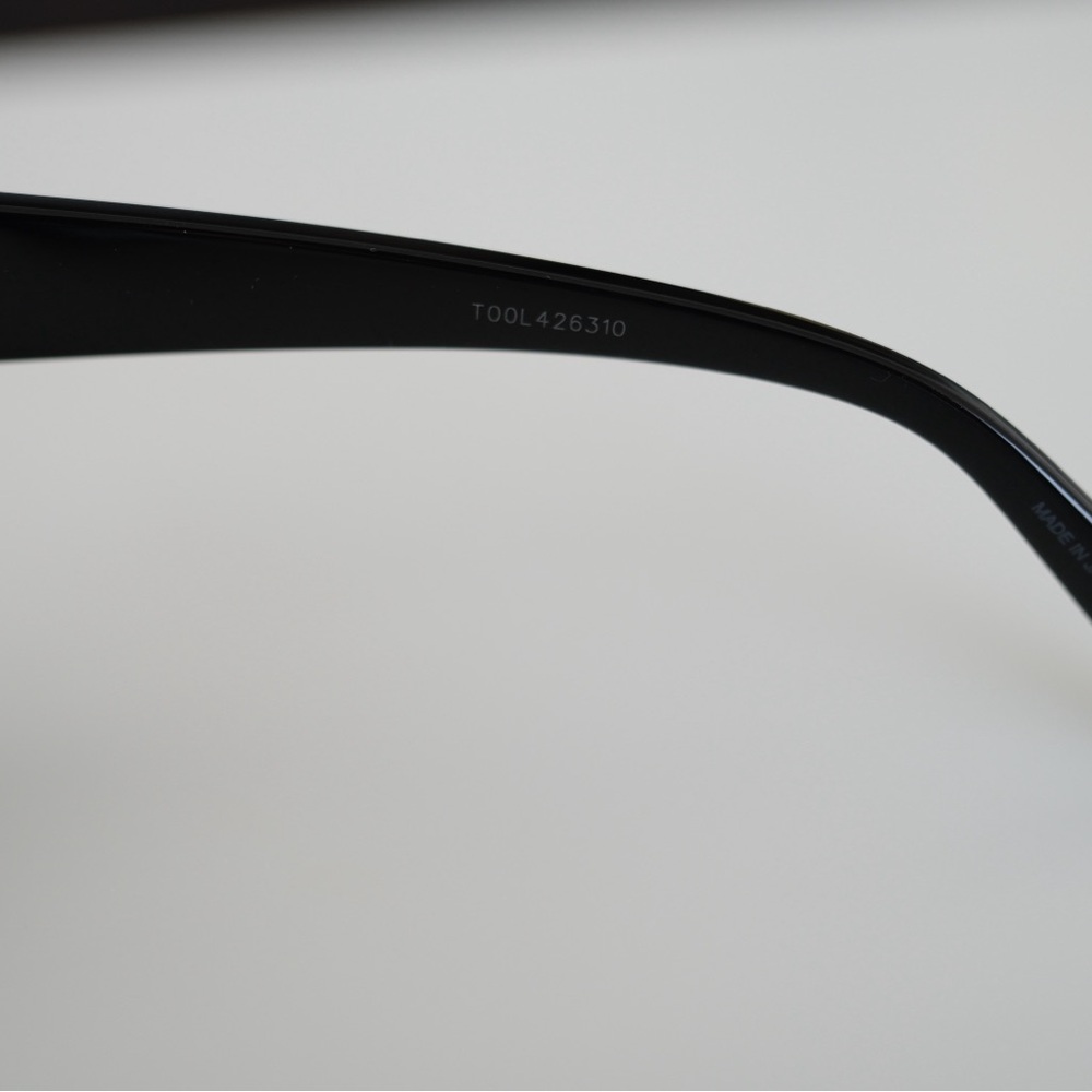 Saint Laurent Black and Gold Sunglasses - Picture 7 of 9